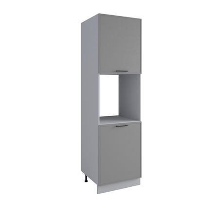 Кухня Модуль ПН 600 М (с нишей) Марта Графит Скин