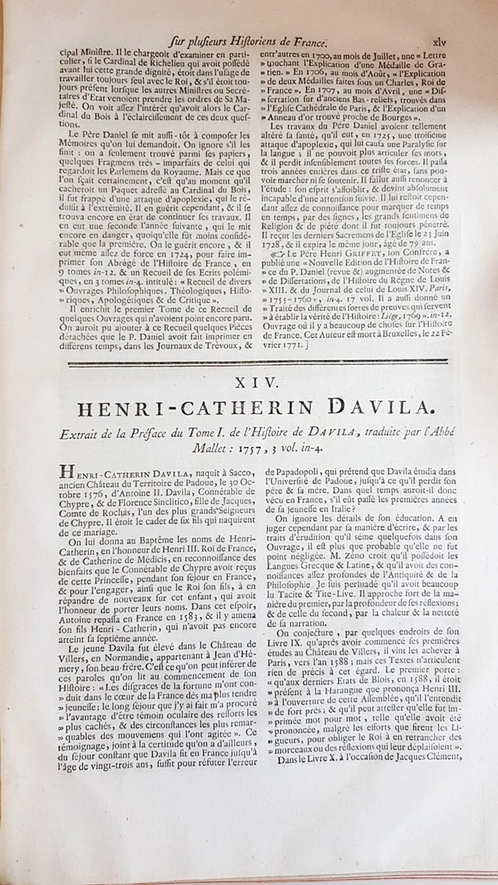 "Bibliothеque historique de la France..." Jacques le Long.  Tome 1, 3, 5.   1768 - 1778 г.г.