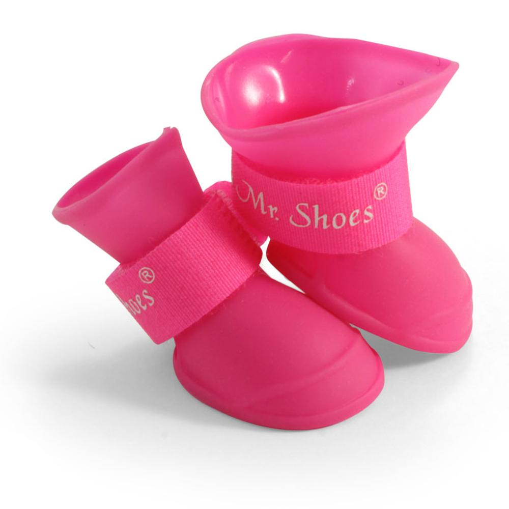 Сапожки для собак "Прогулка" L, розовые, 55*45*55мм (уп.4шт.), Triol