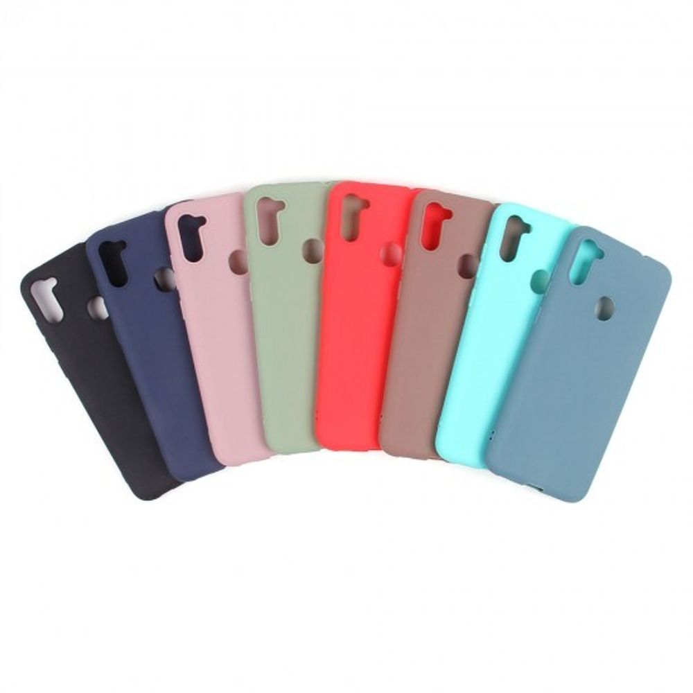 Чехол ТПУ для Samsung Galaxy A11, 011010 Морская волна