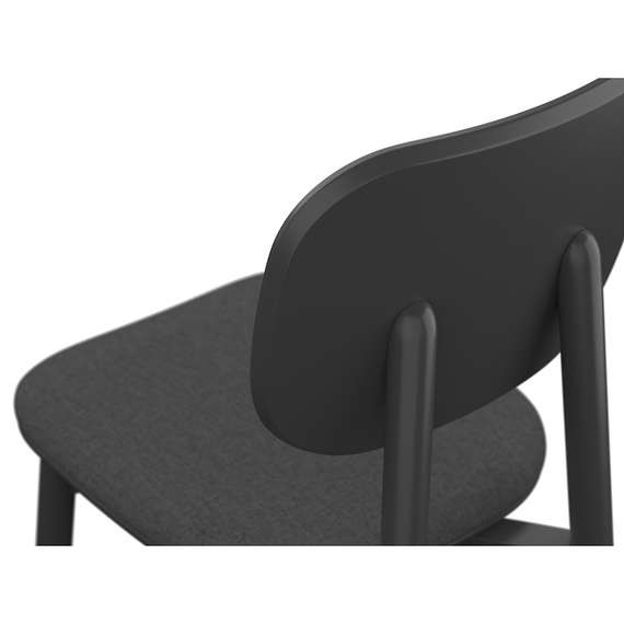 Стул Saga, рогожка, темно-серый