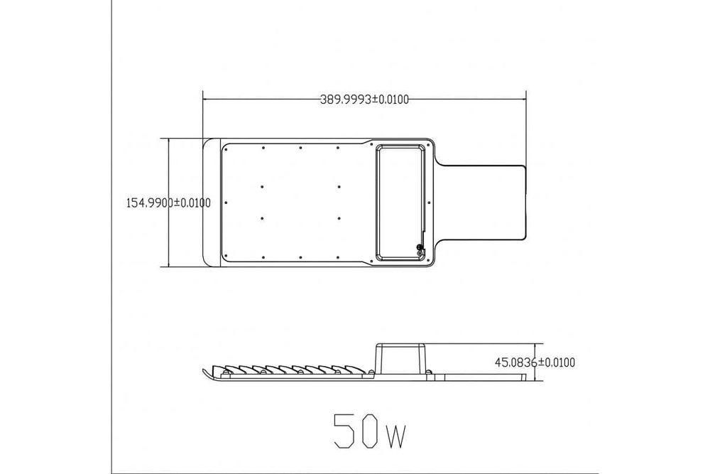 Светильник LED уличный ДКУ 50Вт 5000К 5000Лм IP65 КСС "Ш-с" DOB-SMD SSP-503 ЭРА Б0043667