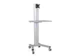 Стойка для монитора напольная ErgoFount KFT 1201 Silver