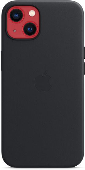 Чехол Apple MagSafe для iPhone 13, кожа, «тёмная ночь»