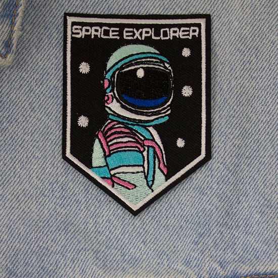 Нашивка на рюкзак и на одежду. Space explorer