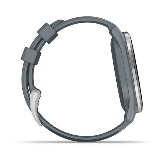 Умные часы Garmin Approach S44 Серебристый алюминиевый безель с силиконовым ремешком Twilight