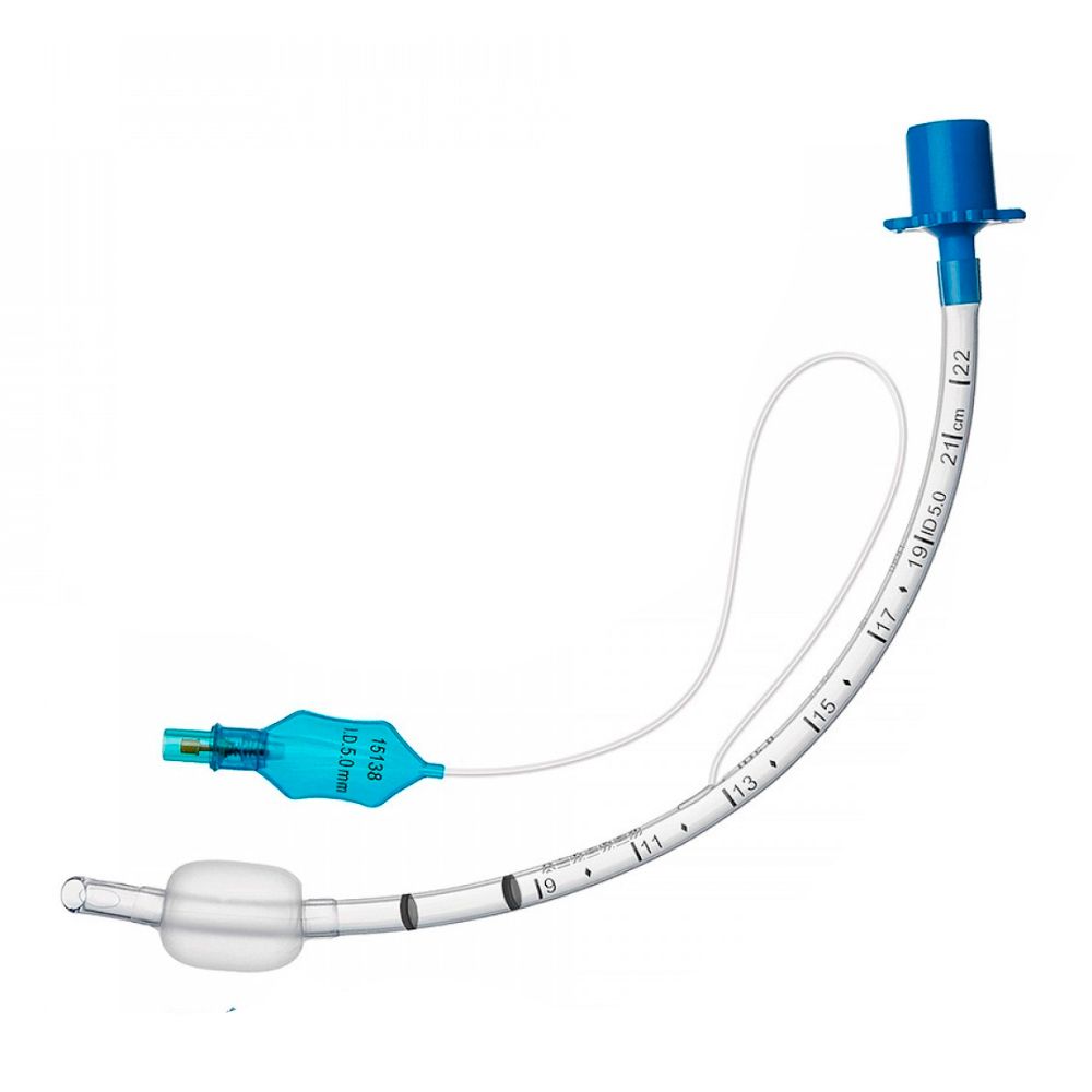 Трубка эндотрахеальная Mederen 9,0 с манжетой стерильная 10 шт