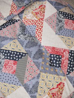 Пододеяльник перкаль Сказка "Пэчворк" евро на молнии 200x215 см