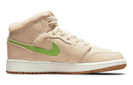 Jordan 1 Mid Utility Fleece Pearl White GS