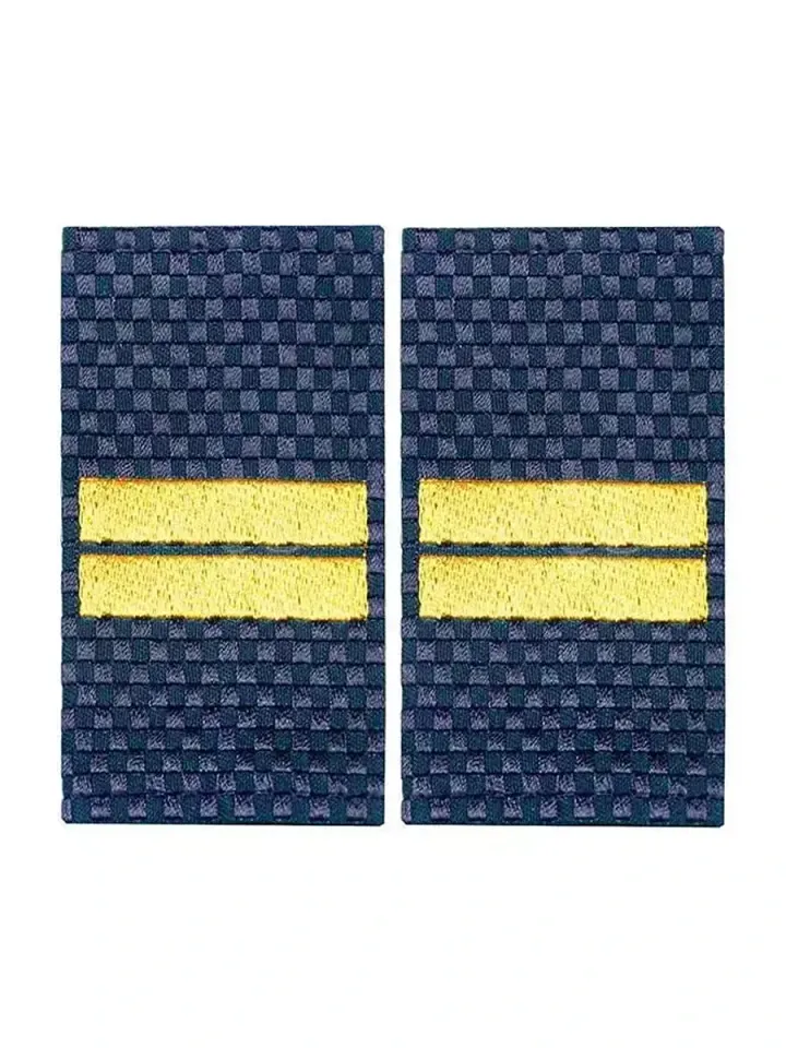 Фальшпогоны Полиция нового образца жаккардового плетения мл.сержант