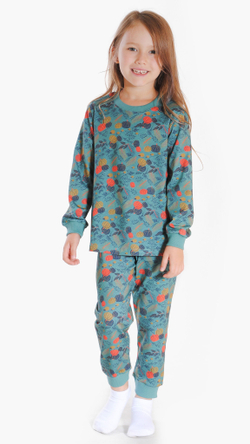 Пижама трикотажная для девочки 4-8 лет Fleur de Vie