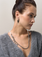 Серьги "Love Or Sex" Black