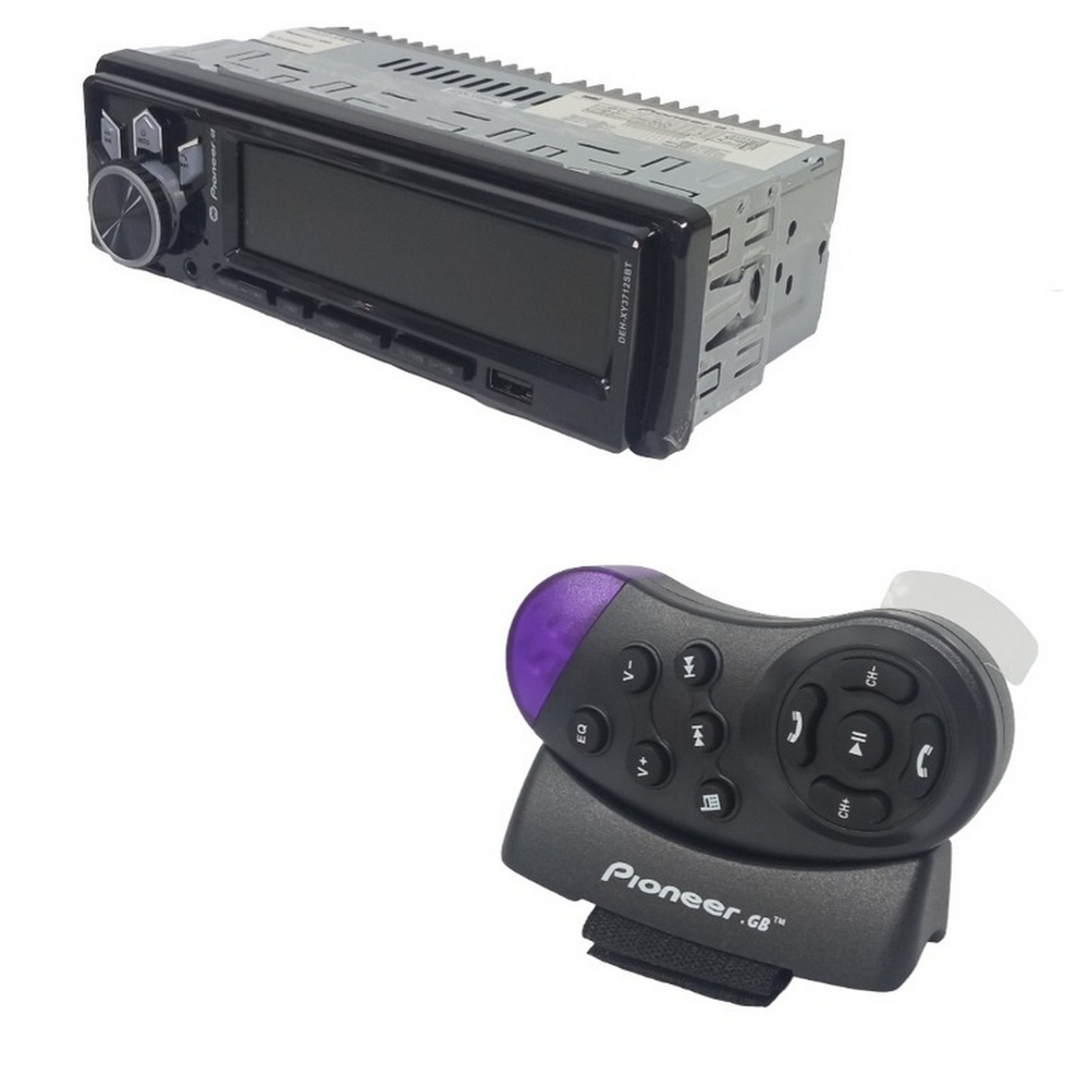 Автомагнитола FM/BT/USB/TFplayer LEDColor Pioner.GB DEH-XY3712SBT