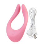 Розовый многофункциональный стимулятор 13см для пар Satisfyer Endless Joy