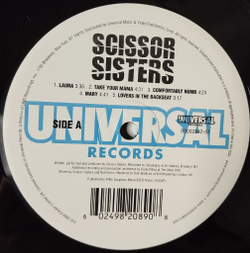Винтажная виниловая пластинка LP Scissor Sisters (USA 2004)