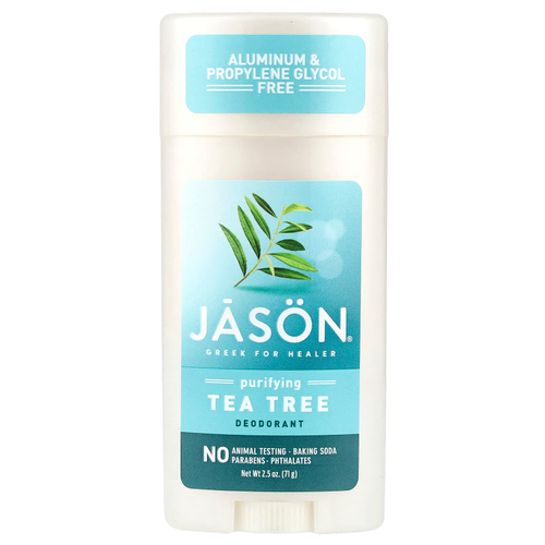 Jason Natural, дезодорант-стик, чайное дерево, 71 г (2,5 унции)