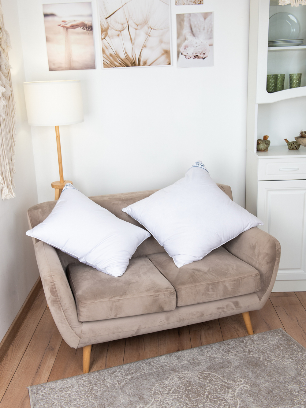 Подушка пуховая Афина 70х70 хлопок