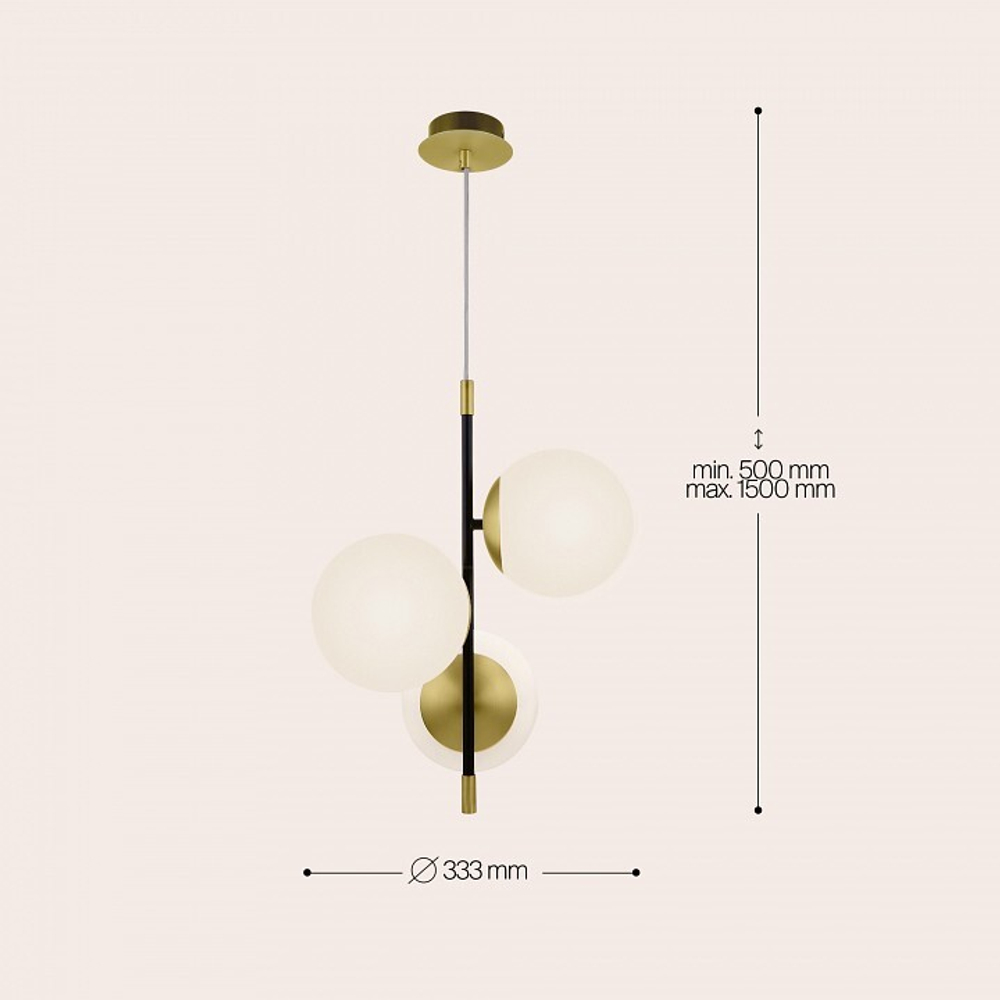 Подвесная люстра Maytoni Nostalgia MOD048PL-03G