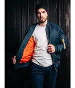 Куртка бомбер MA-1 Navy