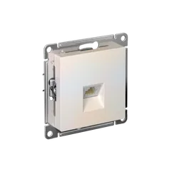 Розетка компьютерная AtlasDesign RJ45 кат.6A механизм жемчуж. SE ATN000486