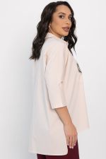 Рубашка с карманами Аристократка (бежевая) Б14357-10М LT Collection