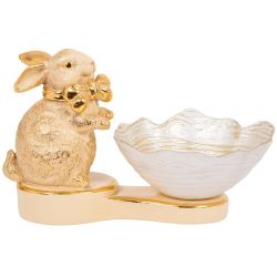 Фруктовница-конфетница Кролик Банни Айвори