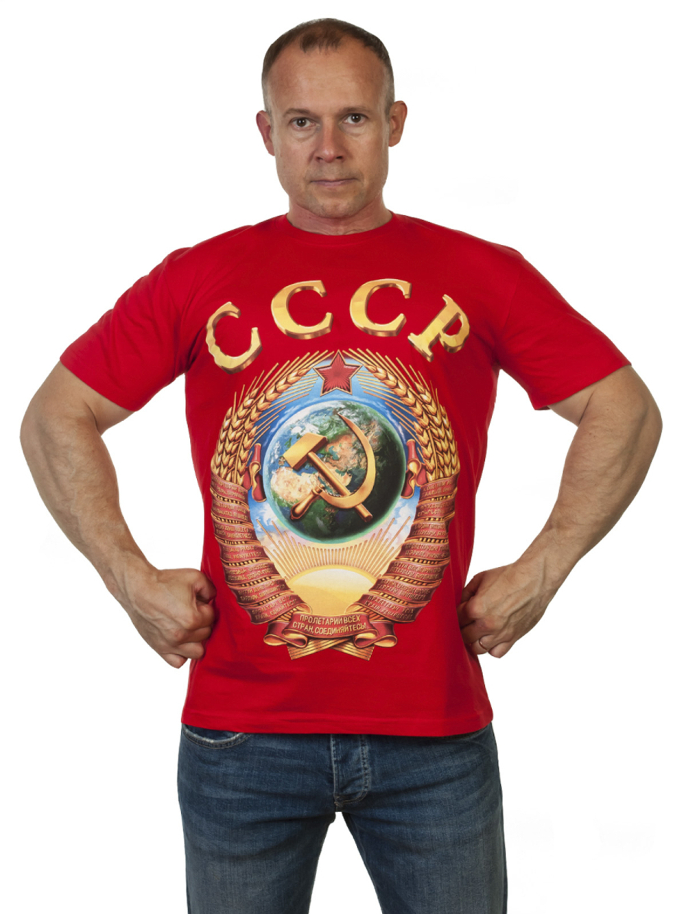 Оригинальная футболка из ностальгической коллекции СССР 46 (S)
