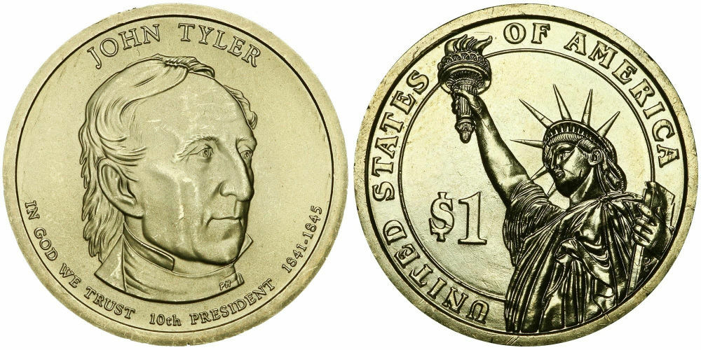 США 1 доллар 2009 Президент 9 - Уильям Генри Гаррисон (1841)