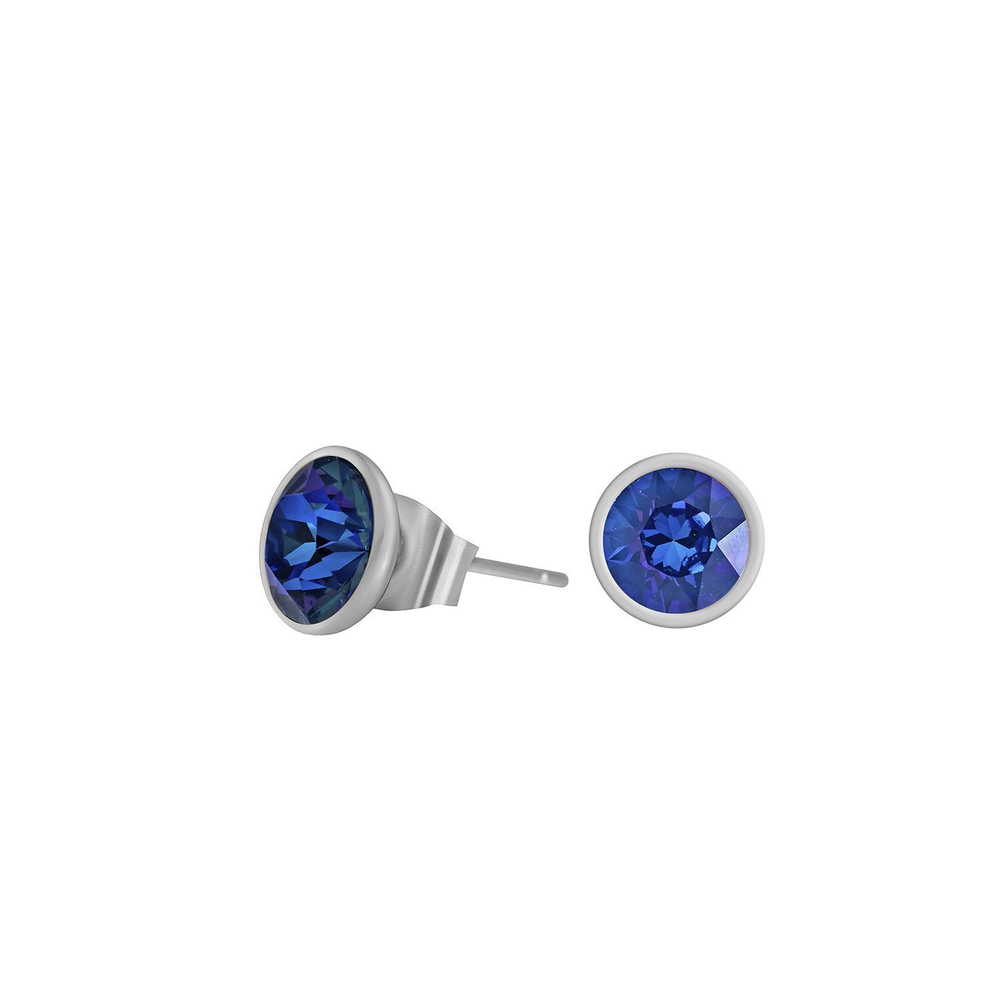 Серьги-пусеты Fiore Luna Royal Blue Delite SWE298 RBD S