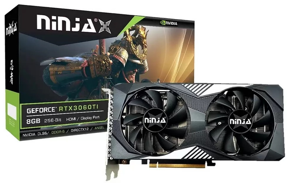 Видеокарта Sinotex GeForce RTX 3060 TI Ninja (NF306TI86F)
