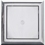 Лючок вентиляционный пластик, 200х200 мм, хром, Event, AD2020