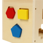 Развивающая игрушка деревянная Сортер обьемный куб, коробка C-41839