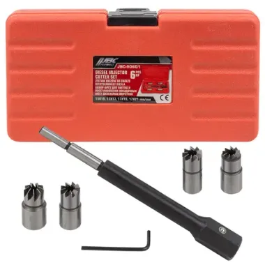 Набор фрез для чистки и восстановления посадочных мест дизельных форсунок, 6пр. JBC JBC-906G1