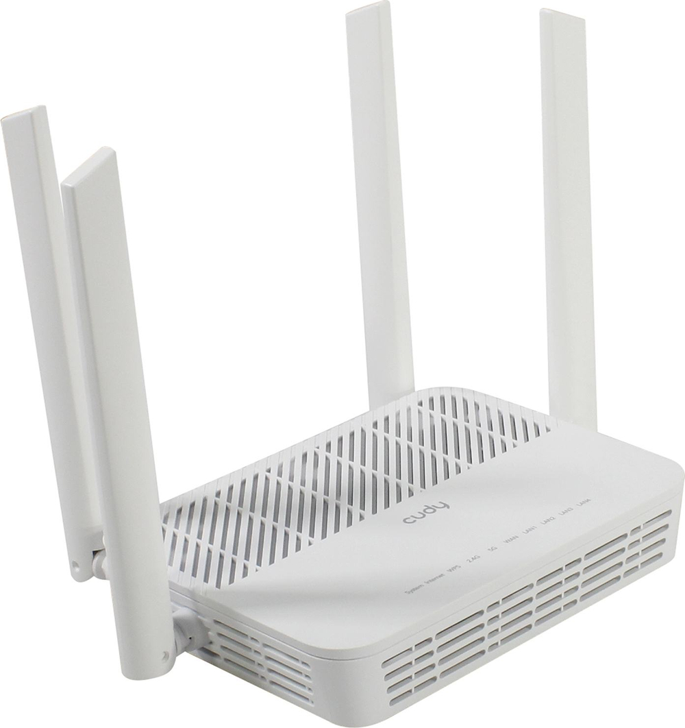 Роутер CUDY AX3000 Wi-Fi 6 Router (4UTP 1000Mbps, 1WAN,  802.11b/g/n/ac/ax)