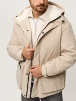 Купить Куртка FOS с объемными карманами зимняя бежевая Куртка FOS с объемными карманами зимняя бежевая