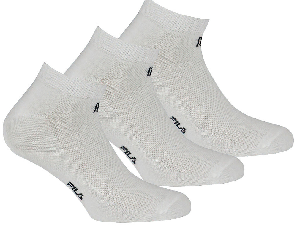 Теннисные носки Fila Calza Invisible Socks 3P - белый