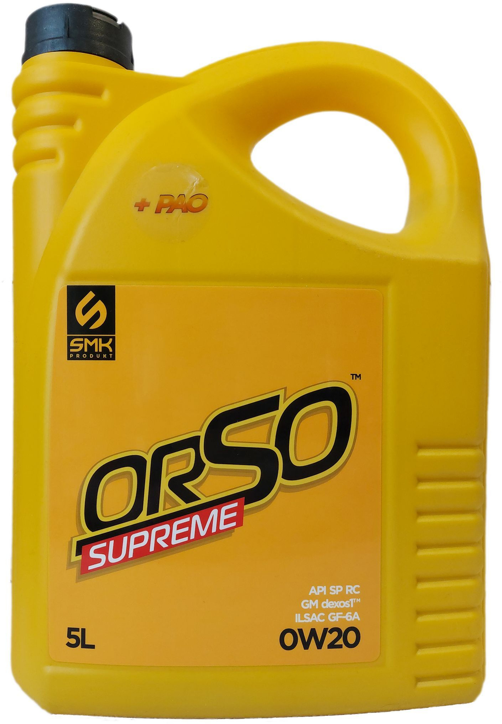 Масло моторное SMK PRODUKT ORSO SUPREME 0W-20 Синтетическое 5 л