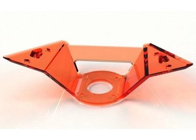 Кронштейн для стула прозрачный усиленный, цвет черный