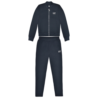 Костюм теннисный EA7 Boys Jersey Tracksuit - navy blue
