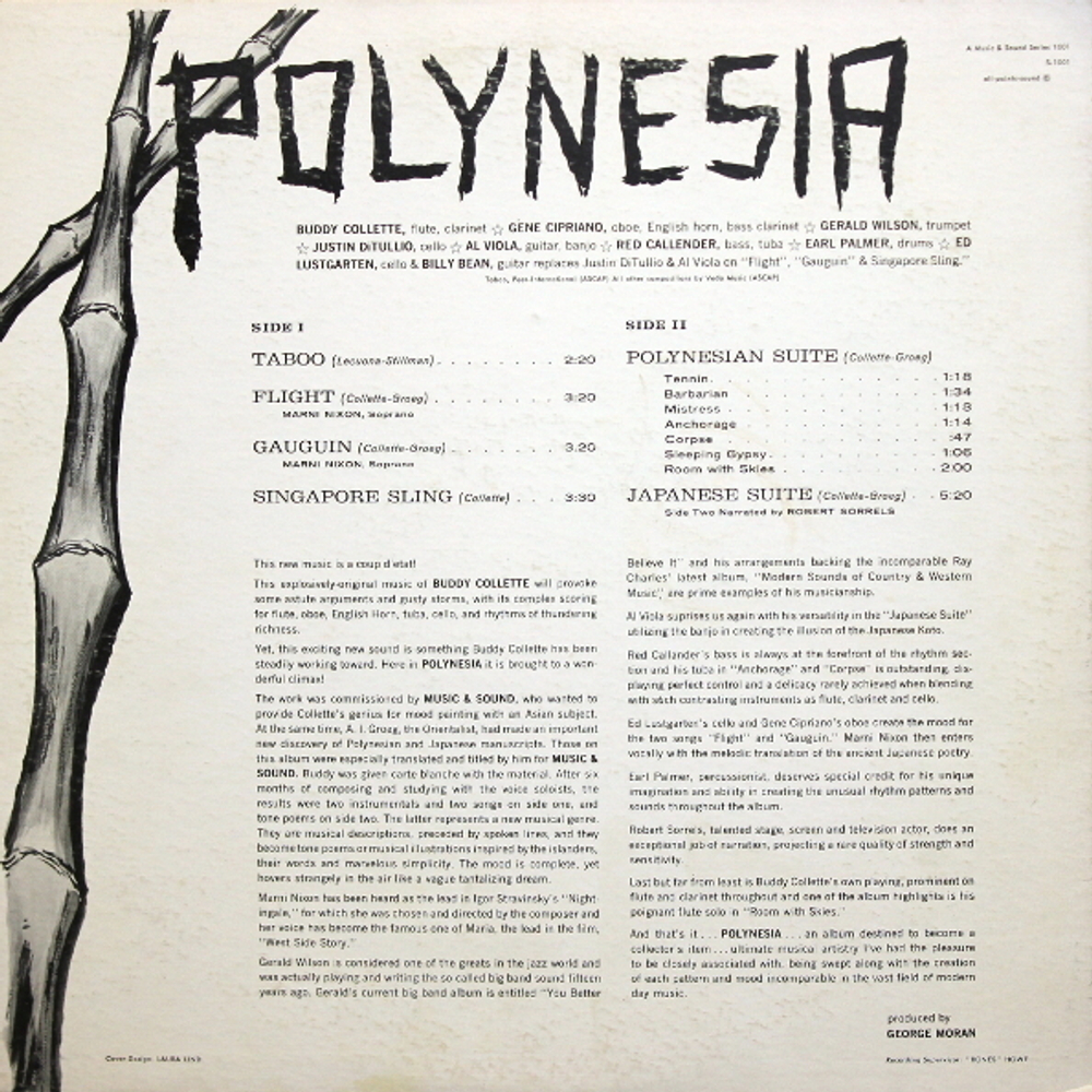 Buddy Collette Septet / Polynesia (LP)