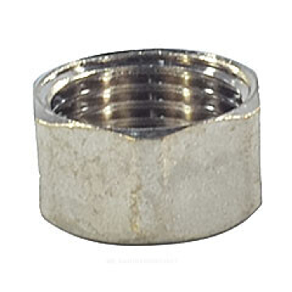 Заглушка латунь никель Ду 15 (1/2") ВР SantechSystems