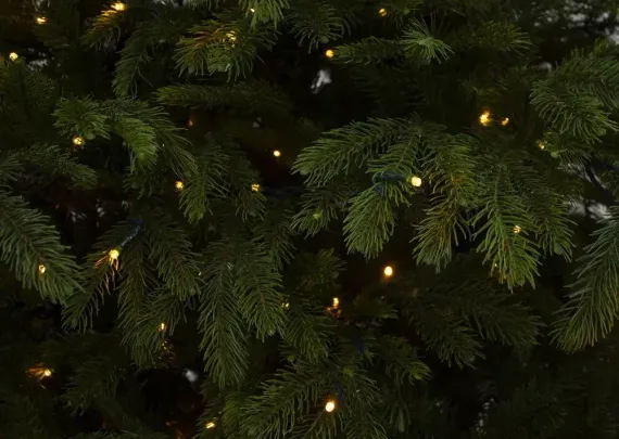 Ель Коттеджная 230 см., 800 LED лампы, литая хвоя+пвх, TreeDeLux (70052)