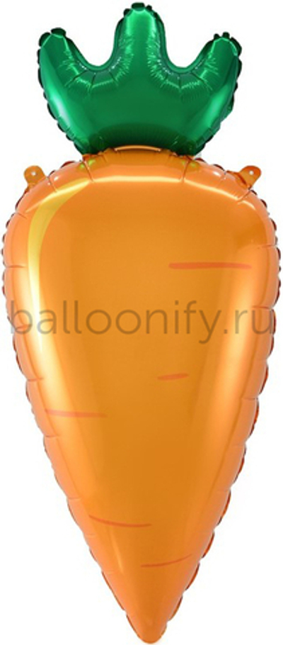 Шар (36''/91 см) Фигура, Морковка, 1 шт.