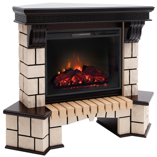 Каминокомплект Real Flame Stone Corner 25/25,5 AO с очагом Sparta 25,5 (угловой)