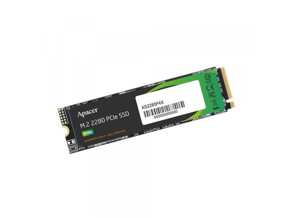 SSD накопитель SSD Apacer AS2280P4 1ТБ, M.2 2280, PCIe 3.0 x4, NVMe [AP1TBAS2280P4X-1]