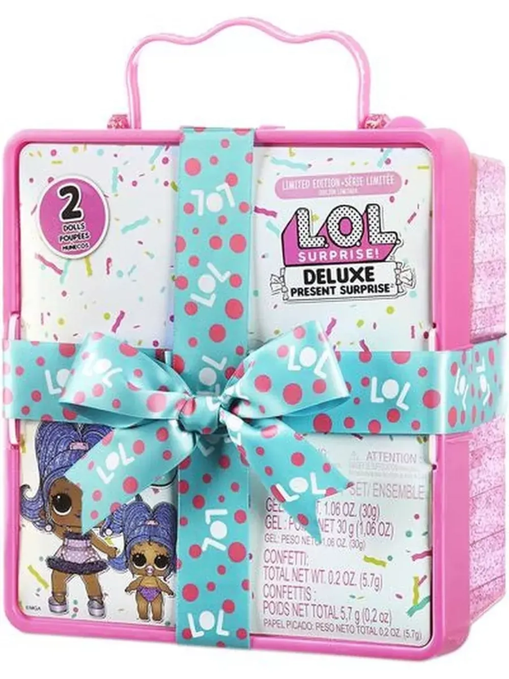 Подарочный набор Lol Deluxe Present Surprise 2 серия розовый