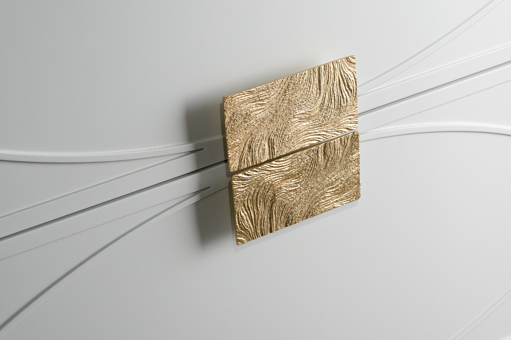 Комод Garda Decor бежевый 2 ящика 100*80*40 см