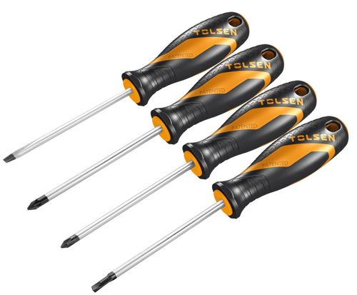 TOLSEN (TT20180) Набор отверток "Gripro", 4 предмета