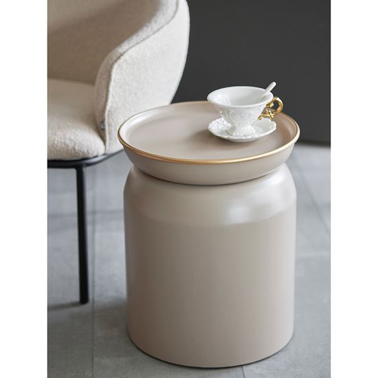 Столик журнальный ingvild, D38 см, бежевый