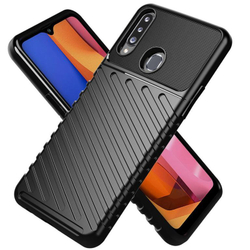 Чехол для Samsung Galaxy A20S цвет Black (черный), серия Onyx от Caseport